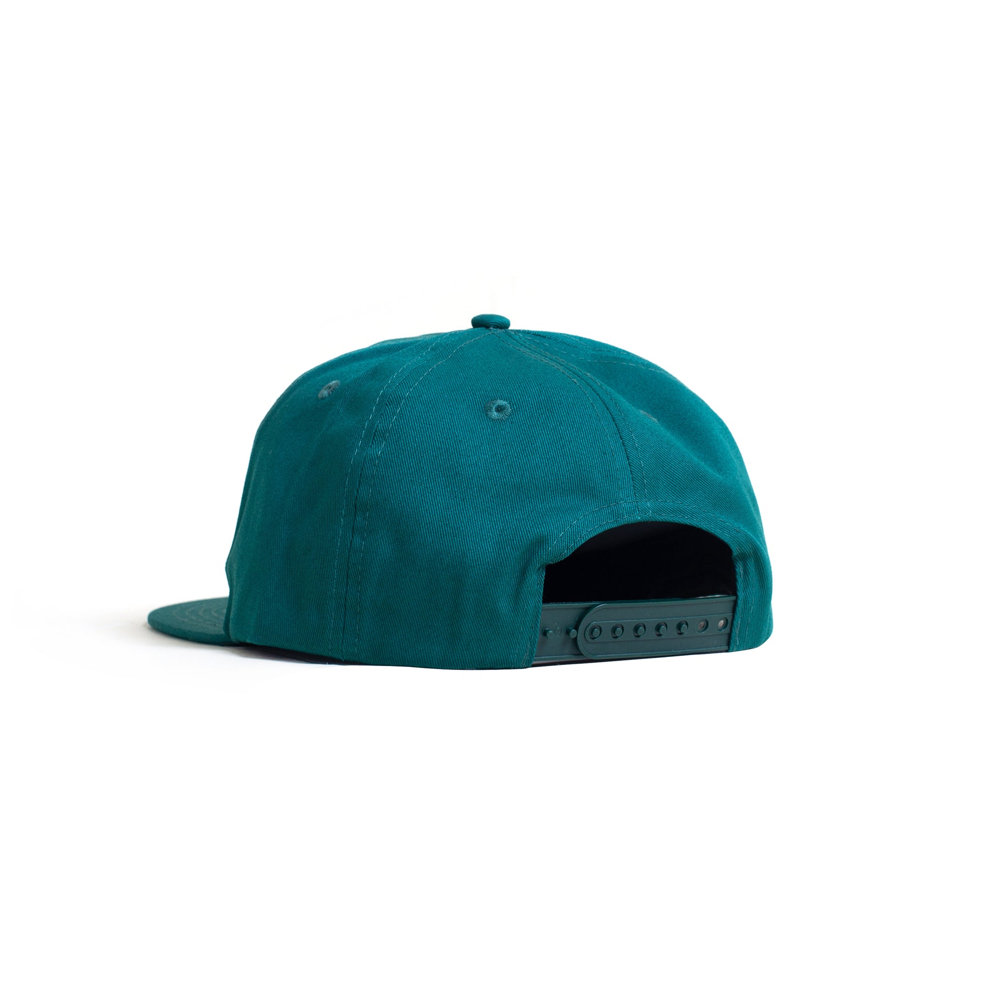Comes Around Logo Snapback - Hunter Green - Bittersweet