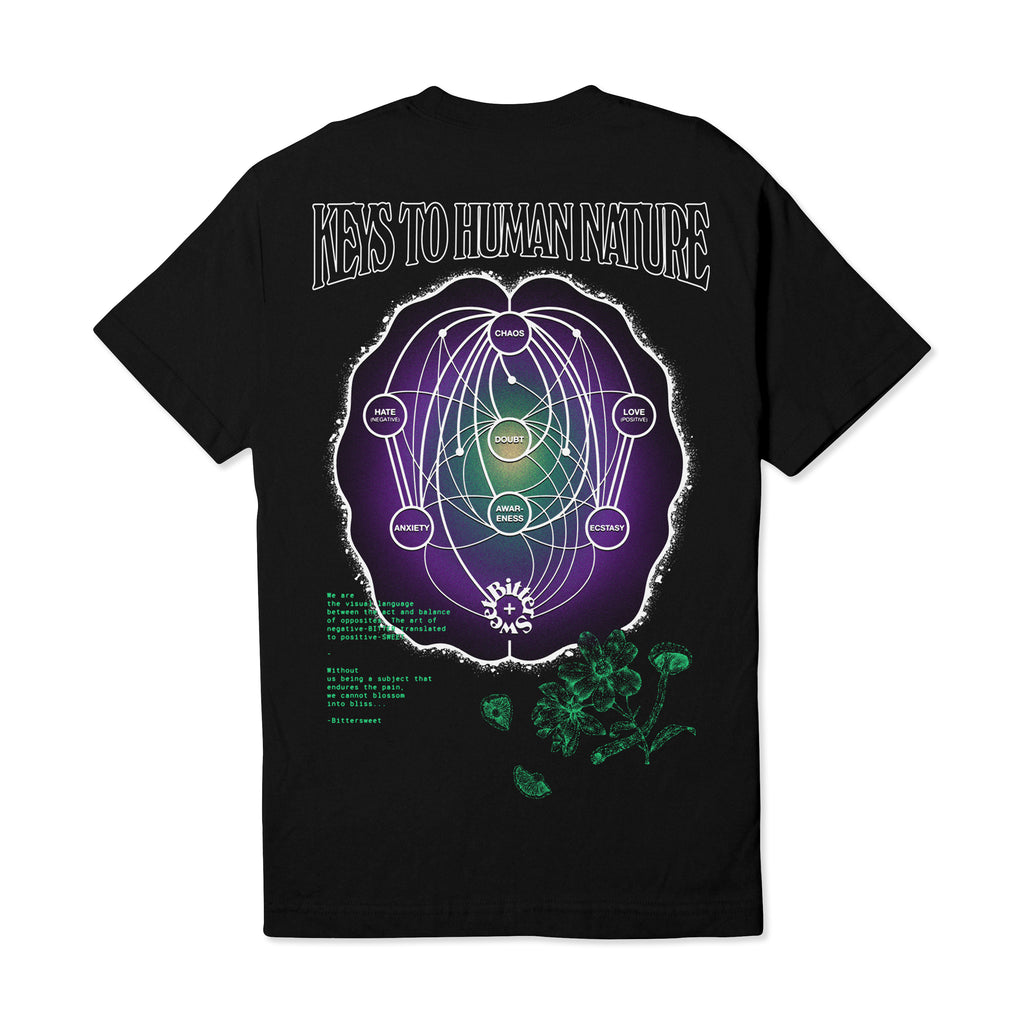 Human Nature Tee - Black - Bittersweet
