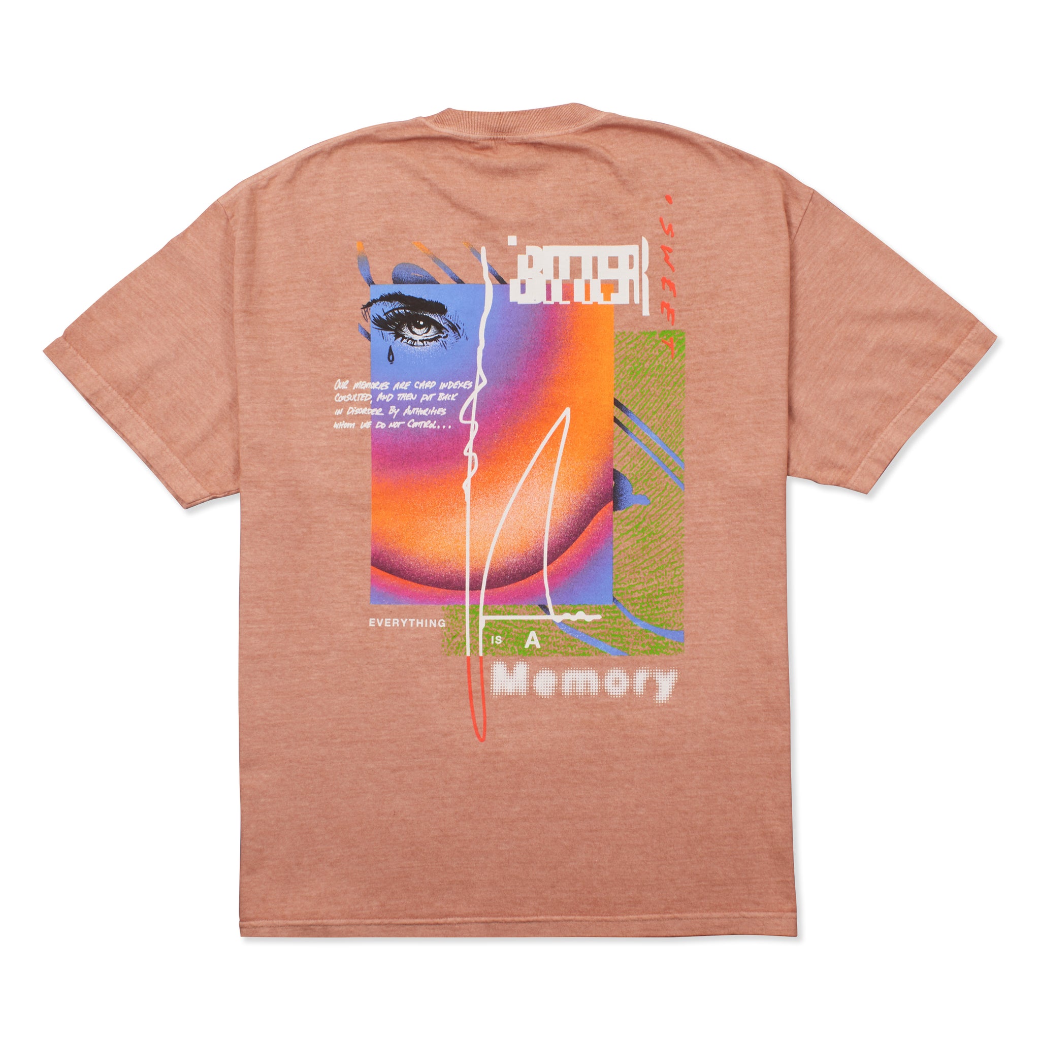 Memory Loss Tee - Coral - Bittersweet
