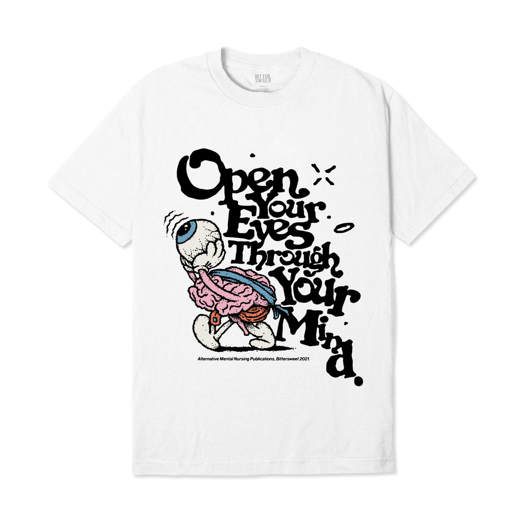 Open your Eyes Tee - White - Bittersweet