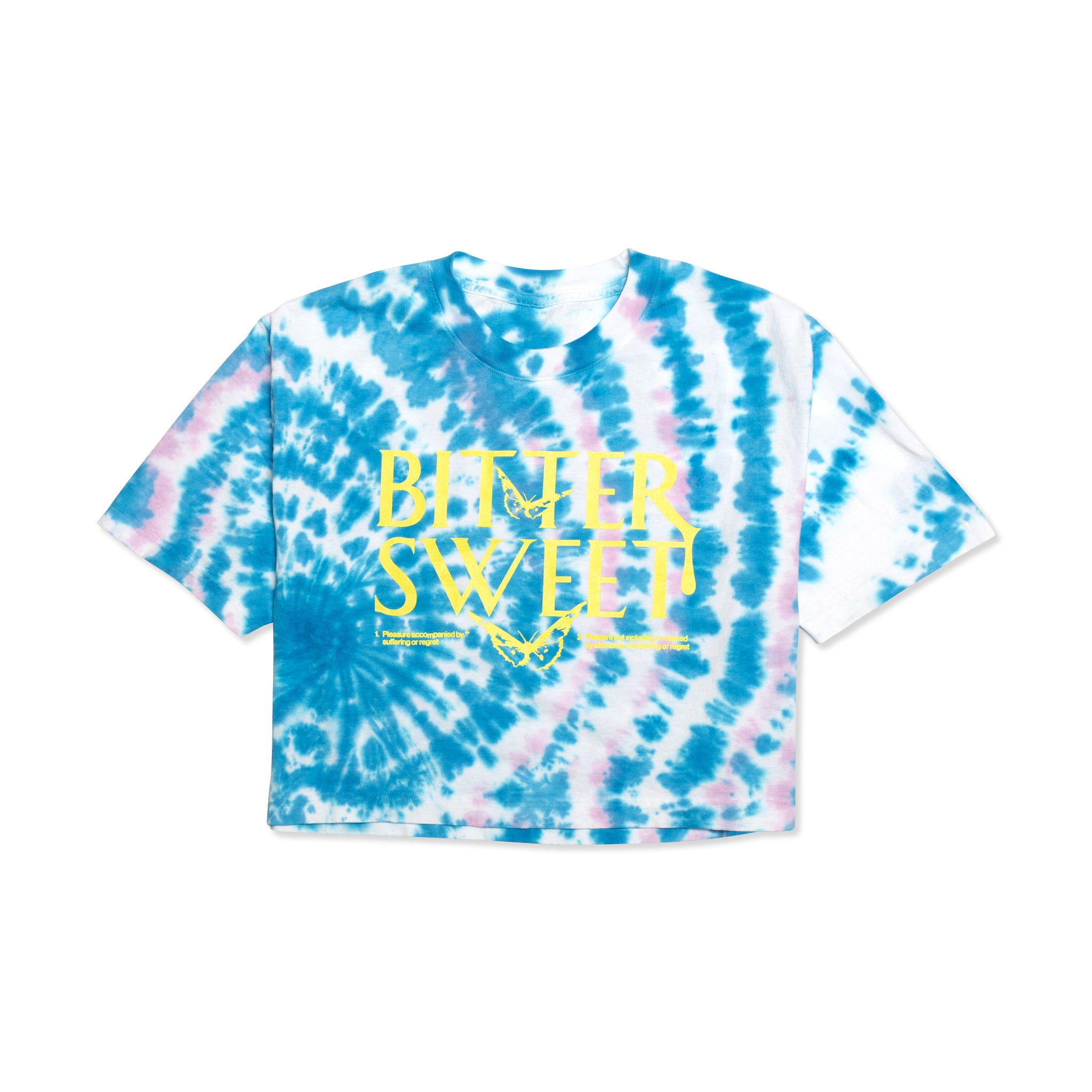 Outbreak Crop Tee - Light Tie Dye - Bittersweet