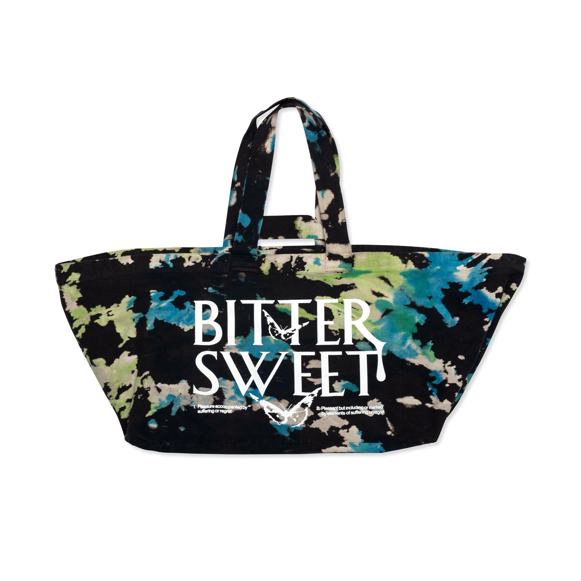 Outbreak Oversized Tote Bag - Dark Tie Dye - Bittersweet