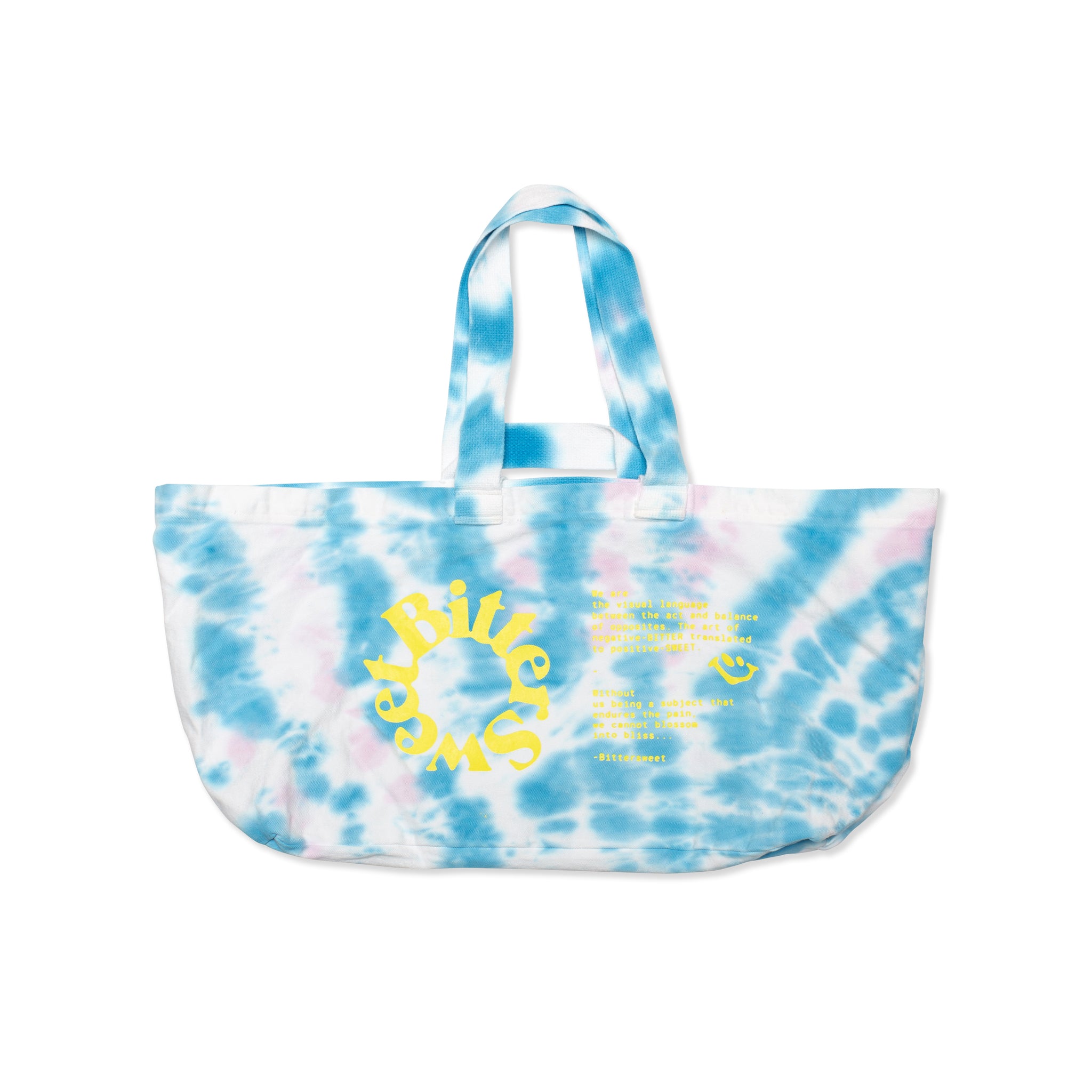 Outbreak Oversized Tote Bag - Light Tie Dye - Bittersweet