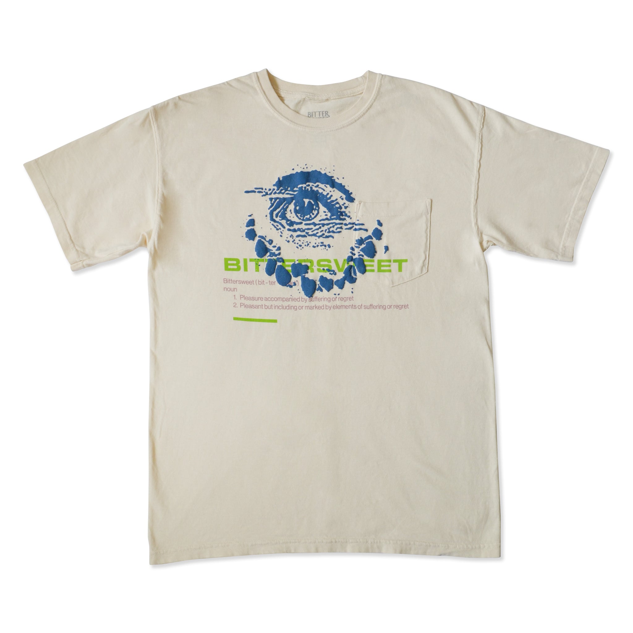 OverBite Pocket Tee - Ivory - Bittersweet