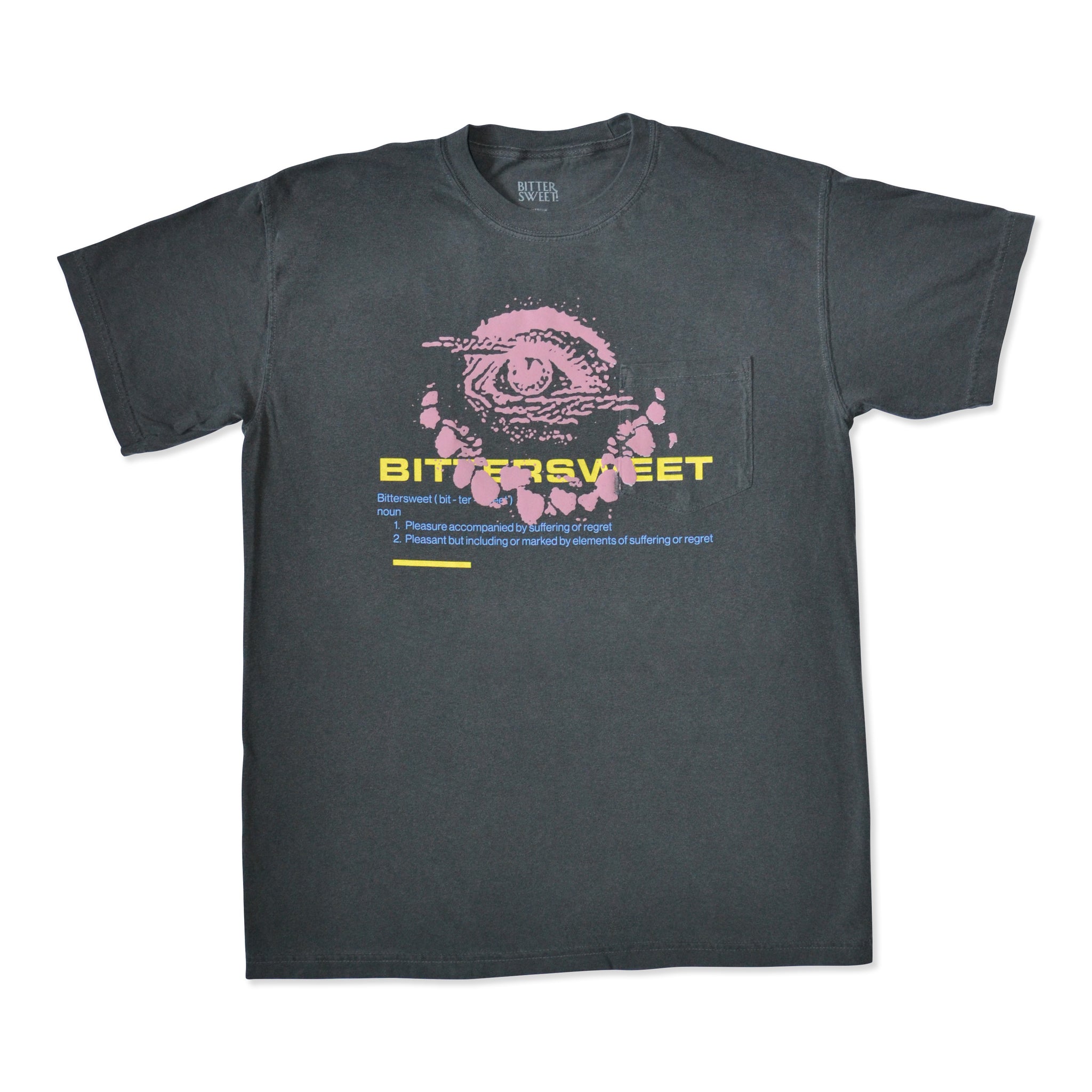 OverBite Pocket Tee - Washed Black - Bittersweet