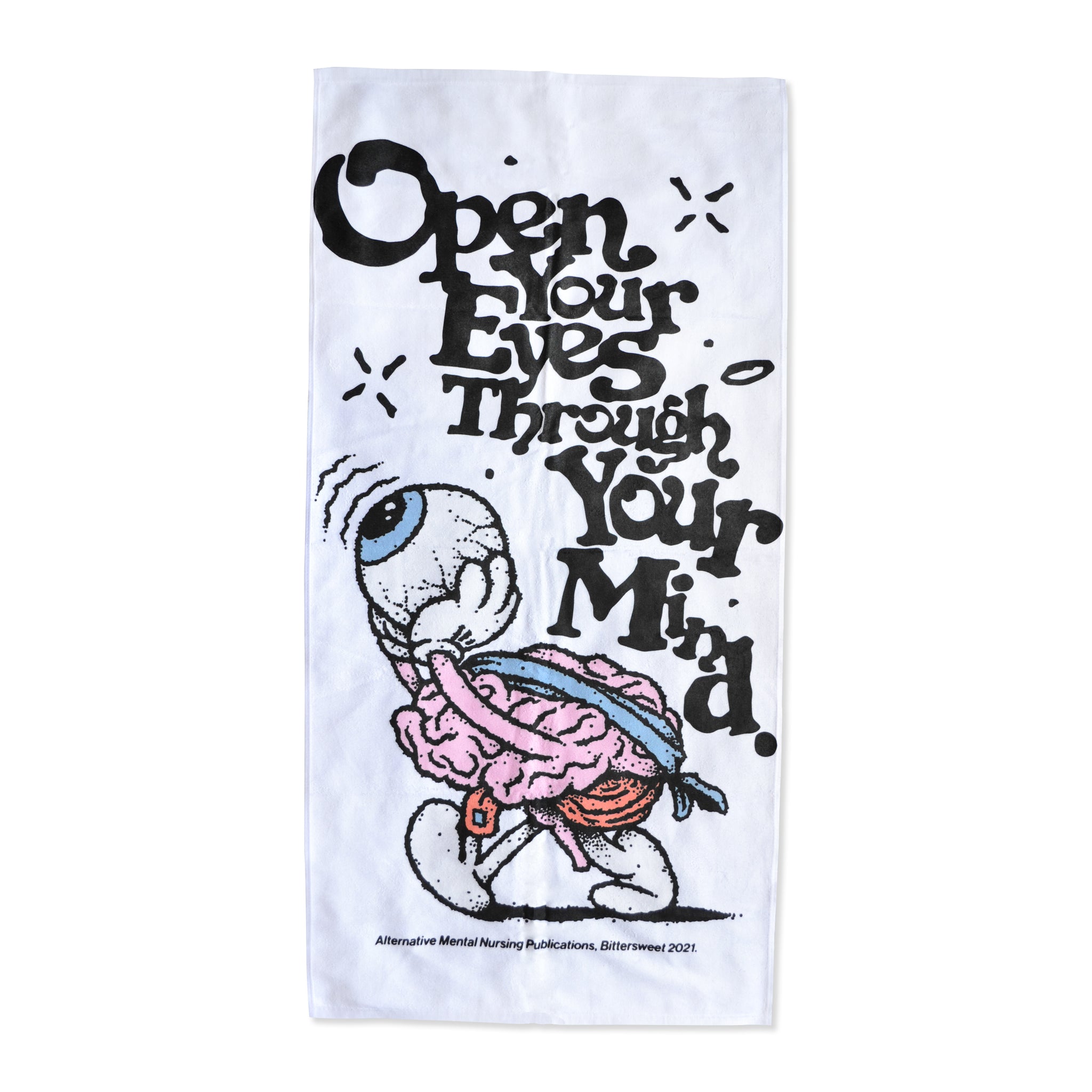 Open Your Eyes Beach Towel - Bittersweet