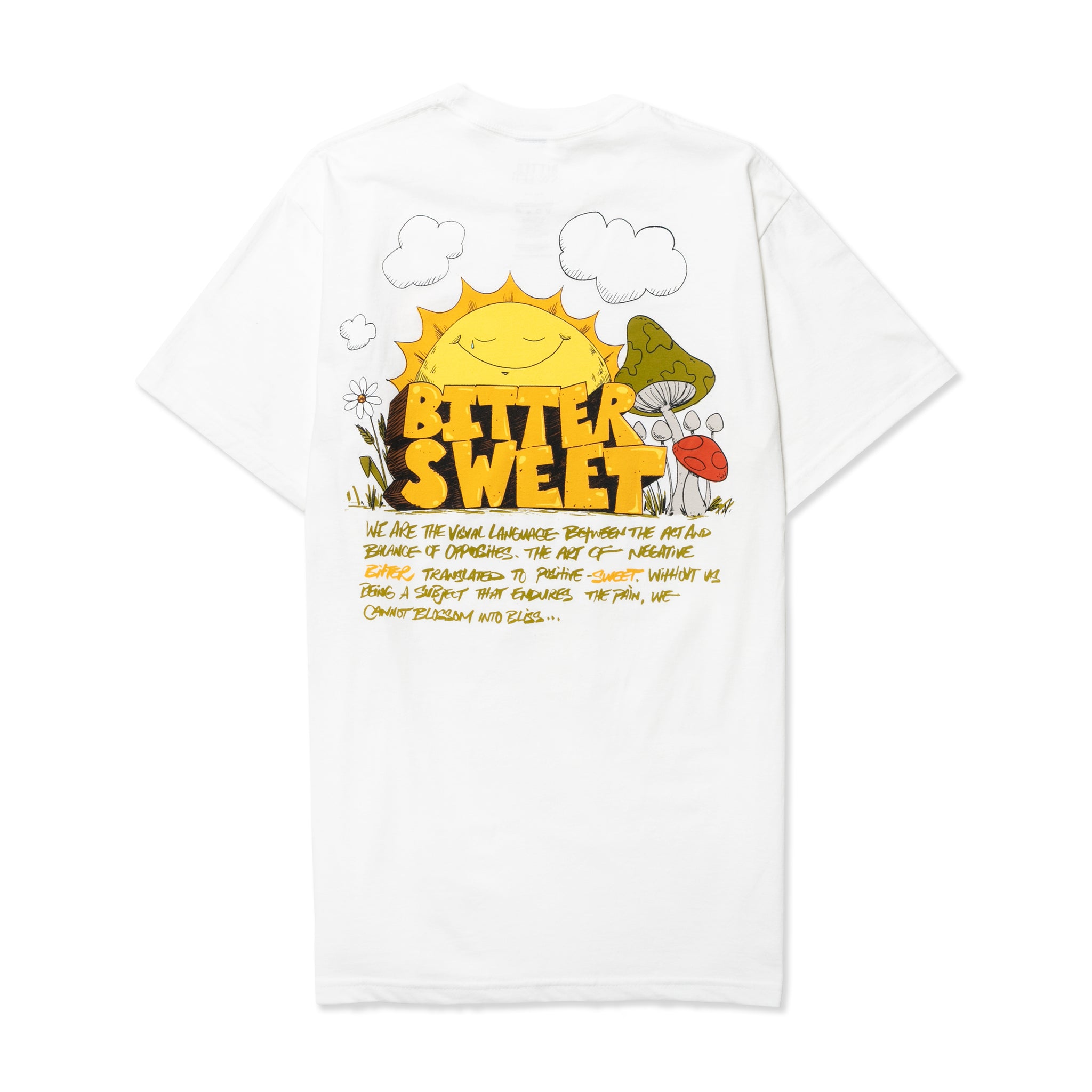 Sad Sun Tee - White - Bittersweet